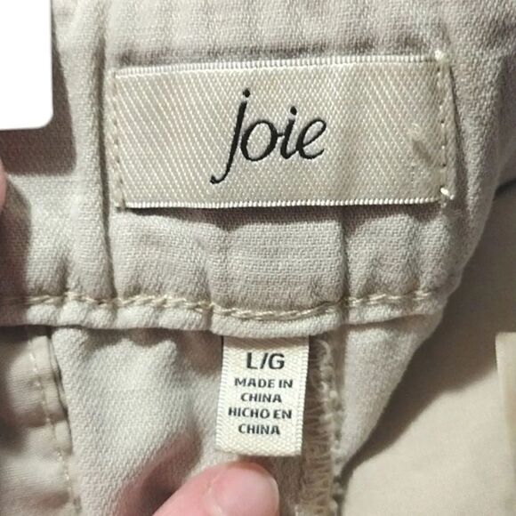 Joie Rainey Day Pleated Ultra High Rise Linen Shorts Large (12/ 14) NWT - Picture 12 of 15